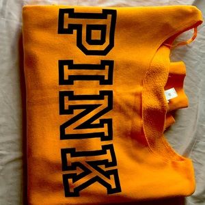 Pink Toria‘s secret cropped sweatshirt has little mark on it